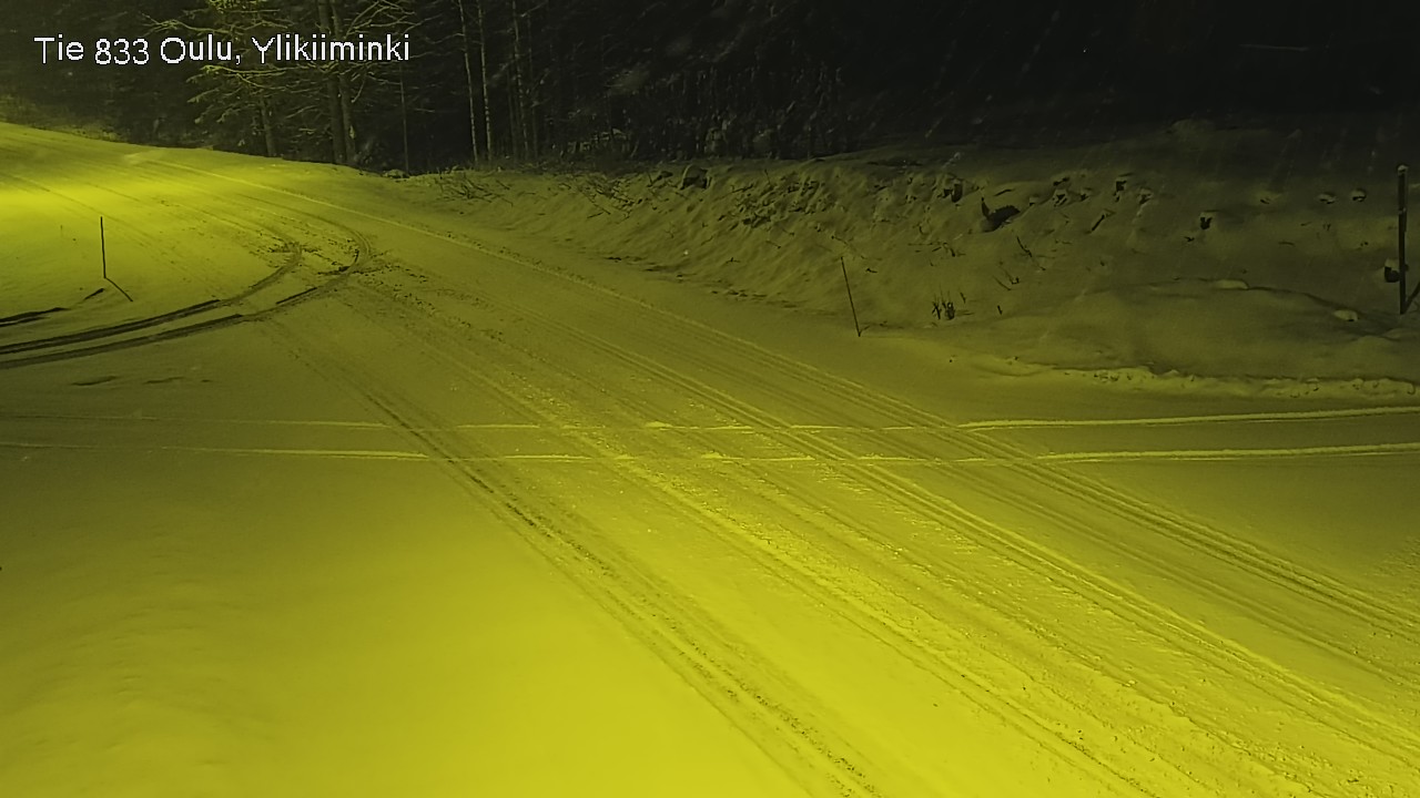 Kelikamerat Kuva Tie 833 Oulu, Vesala, Oulu, Pohjois-Pohjanmaa