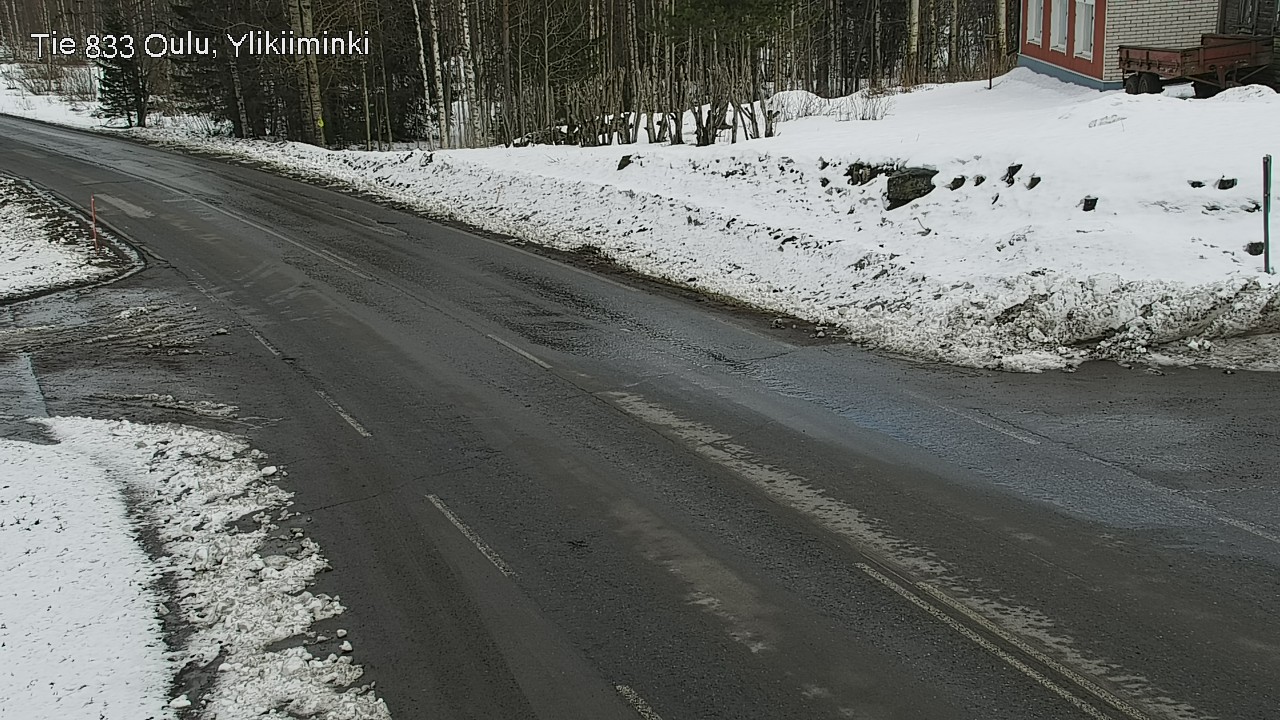 Weather Camera Image Road  833 Oulu, Vesala, Oulu, Pohjois-Pohjanmaa
