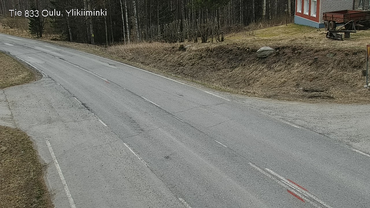 Weather Camera Image Road  833 Oulu, Vesala, Oulu, Pohjois-Pohjanmaa