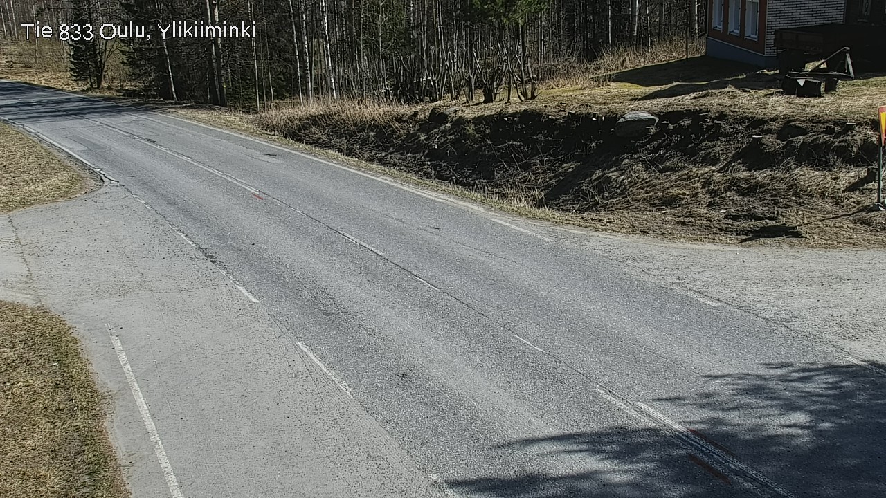 Weather Camera Image Road  833 Oulu, Vesala, Oulu, Pohjois-Pohjanmaa