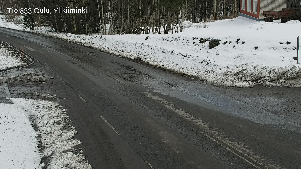 Weather Camera Image Road  833 Oulu, Vesala, Oulu, Pohjois-Pohjanmaa