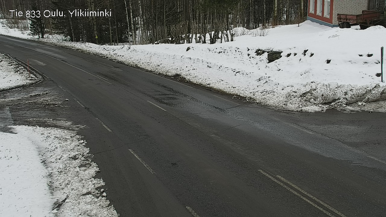 Weather Camera Image Road  833 Oulu, Vesala, Oulu, Pohjois-Pohjanmaa