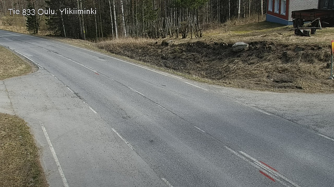 Weather Camera Image Road  833 Oulu, Vesala, Oulu, Pohjois-Pohjanmaa