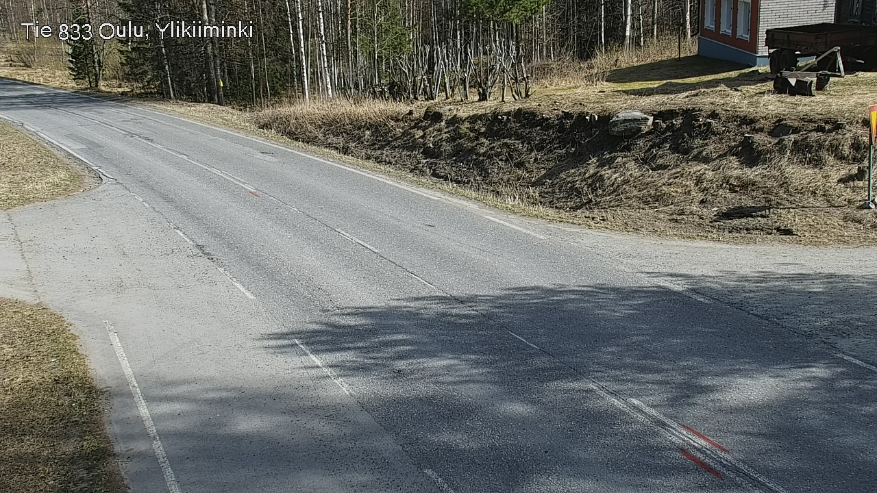 Weather Camera Image Road  833 Oulu, Vesala, Oulu, Pohjois-Pohjanmaa