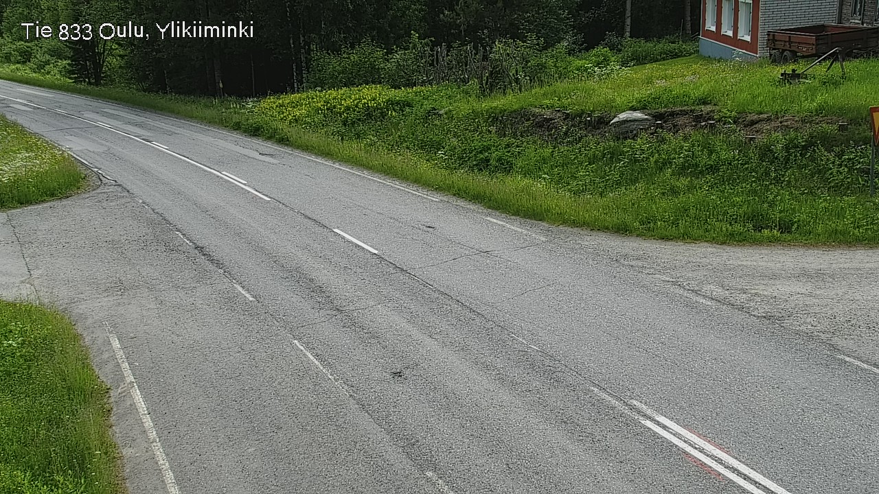 Weather Camera Image Väg  833 Oulu, Vesala, Oulu, Pohjois-Pohjanmaa