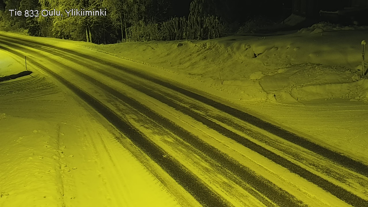 Kelikamerat Kuva Tie 833 Oulu, Vesala, Oulu, Pohjois-Pohjanmaa