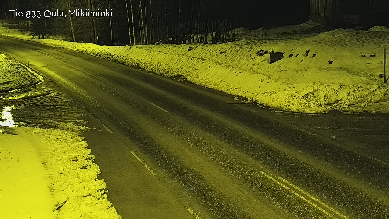 Kelikamerat Kuva Tie 833 Oulu, Vesala, Oulu, Pohjois-Pohjanmaa