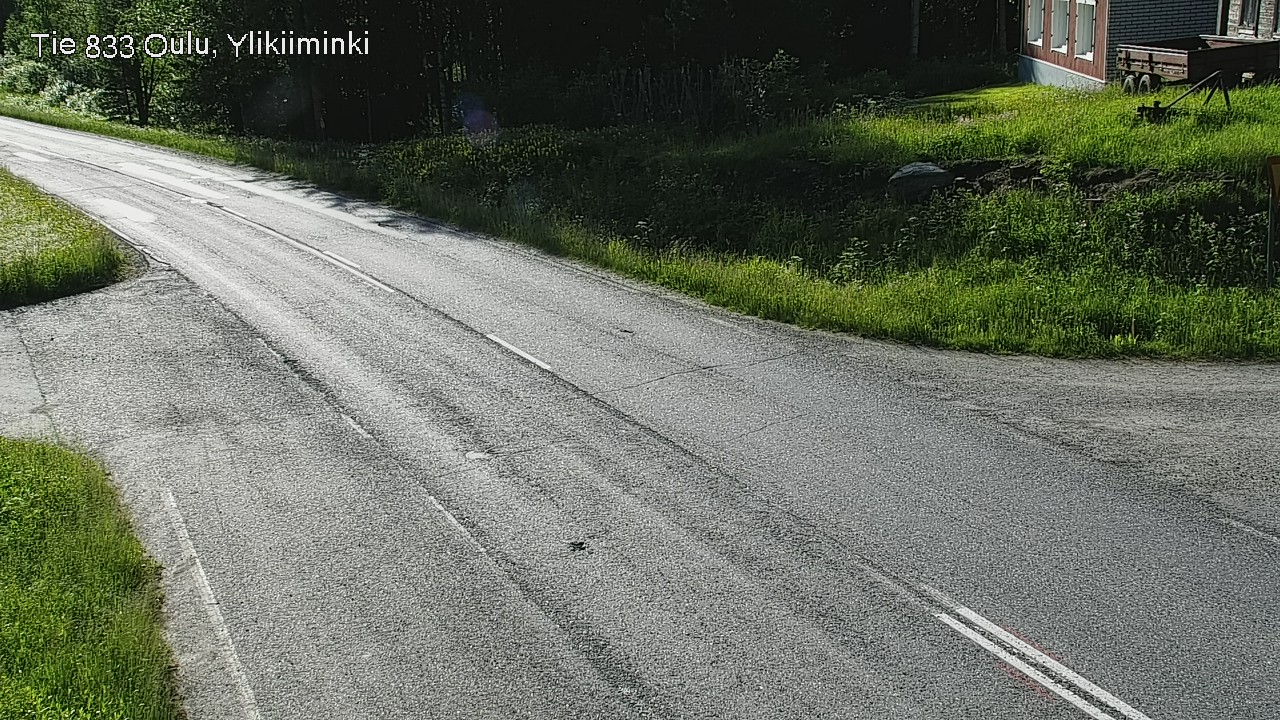 Weather Camera Image Väg  833 Oulu, Vesala, Oulu, Pohjois-Pohjanmaa