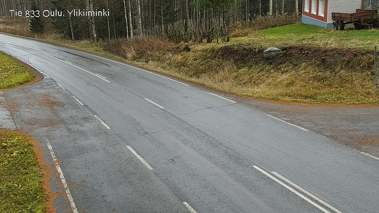 Weather Camera Image Väg  833 Oulu, Vesala, Oulu, Pohjois-Pohjanmaa