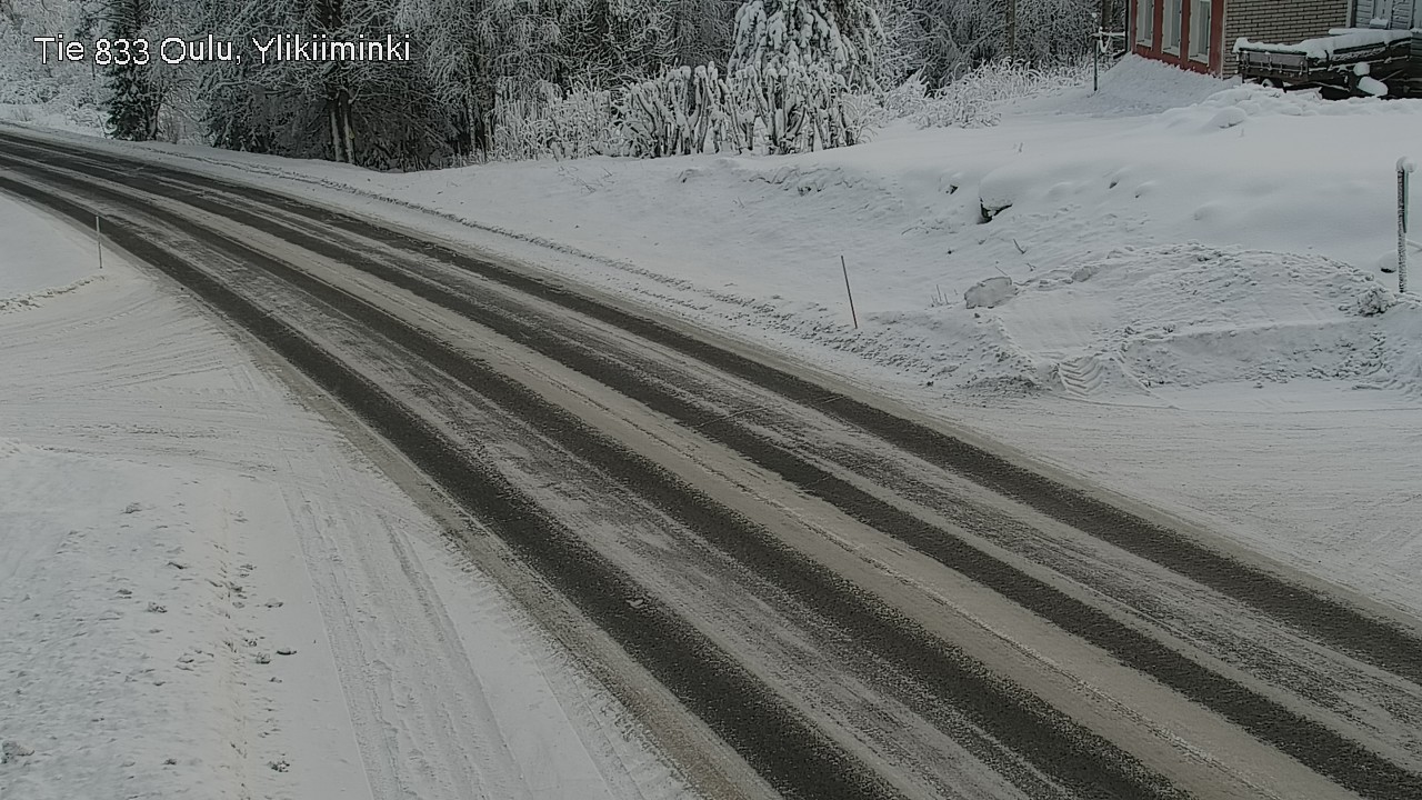 Weather Camera Image Road  833 Oulu, Vesala, Oulu, Pohjois-Pohjanmaa