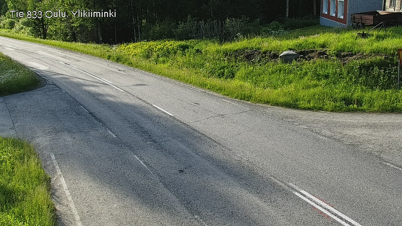 Weather Camera Image Väg  833 Oulu, Vesala, Oulu, Pohjois-Pohjanmaa