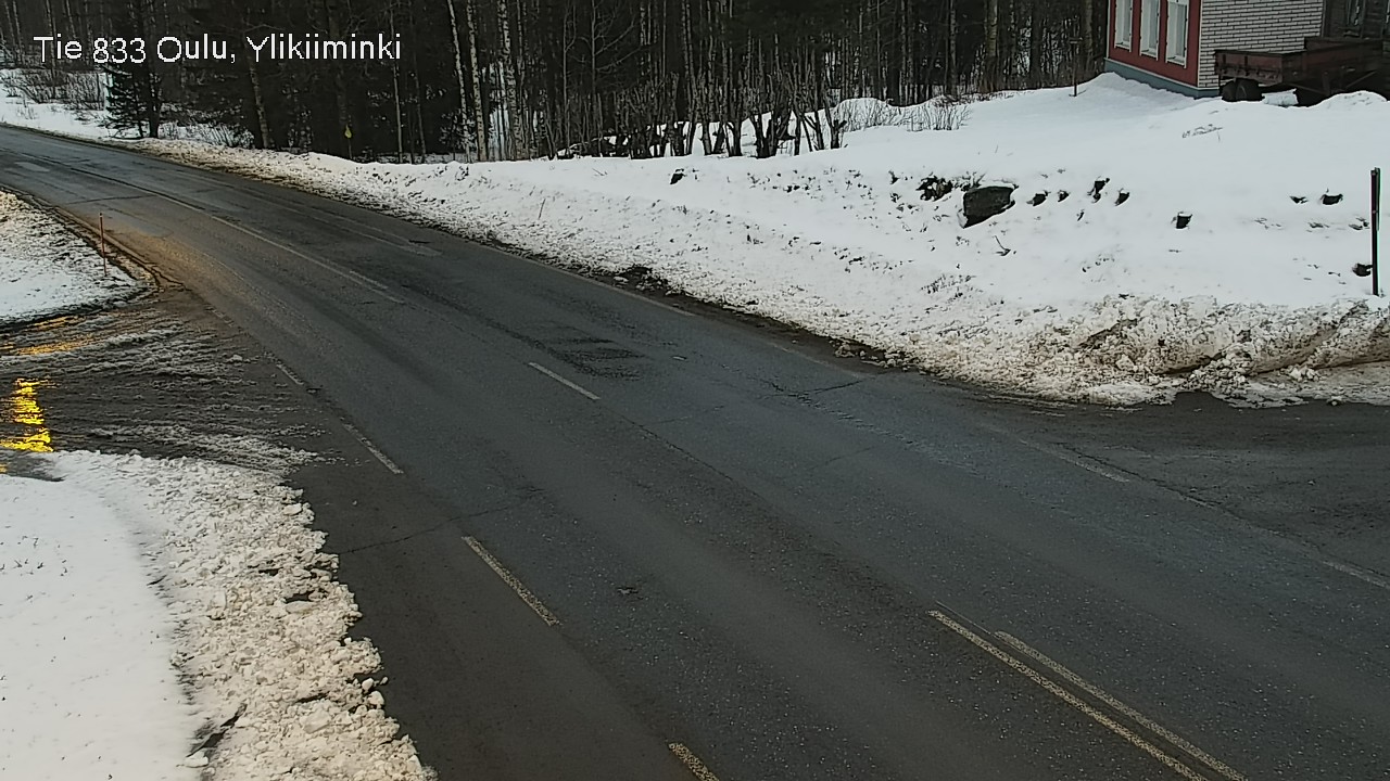 Kelikamerat Kuva Tie 833 Oulu, Vesala, Oulu, Pohjois-Pohjanmaa