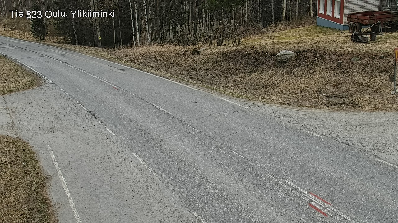 Weather Camera Image Road  833 Oulu, Vesala, Oulu, Pohjois-Pohjanmaa