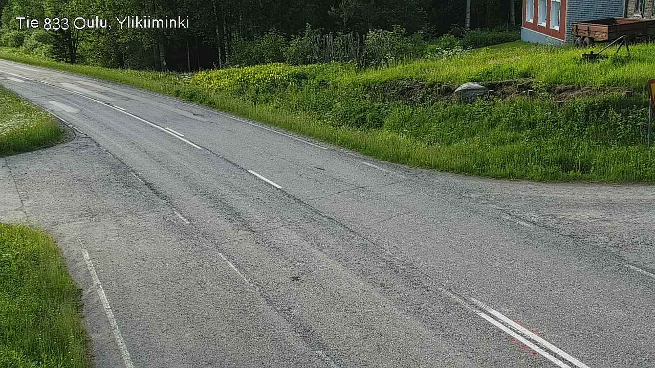 Weather Camera Image Väg  833 Oulu, Vesala, Oulu, Pohjois-Pohjanmaa