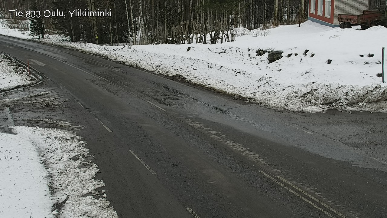 Weather Camera Image Road  833 Oulu, Vesala, Oulu, Pohjois-Pohjanmaa