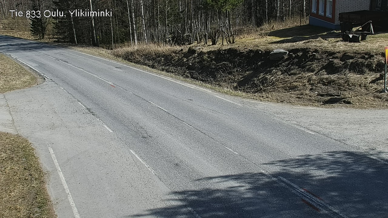Weather Camera Image Road  833 Oulu, Vesala, Oulu, Pohjois-Pohjanmaa