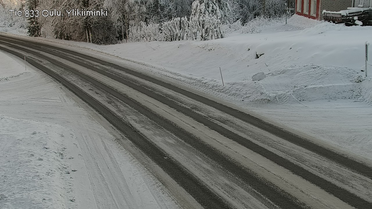 Weather Camera Image Väg  833 Oulu, Vesala, Oulu, Pohjois-Pohjanmaa