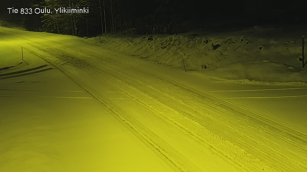 Kelikamerat Kuva Tie 833 Oulu, Vesala, Oulu, Pohjois-Pohjanmaa