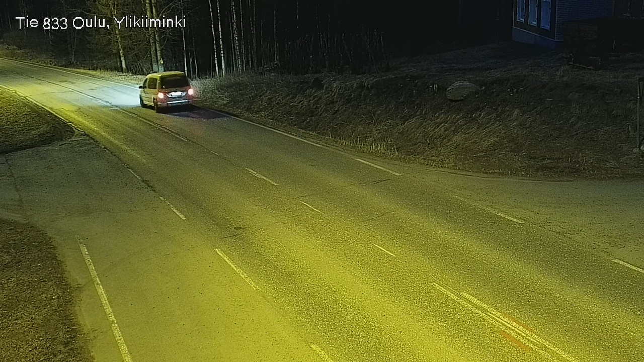 Weather Camera Image Väg  833 Oulu, Vesala, Oulu, Pohjois-Pohjanmaa