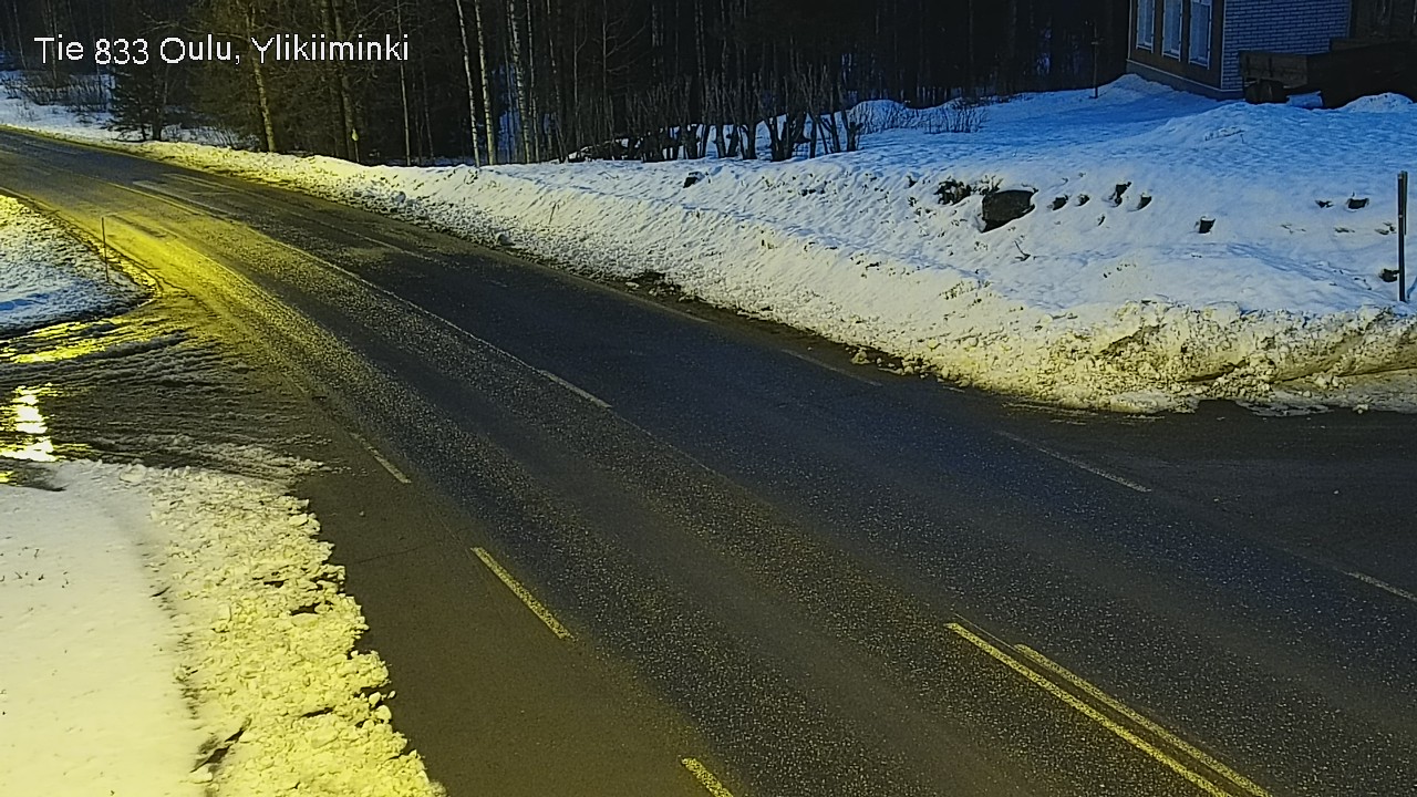 Kelikamerat Kuva Tie 833 Oulu, Vesala, Oulu, Pohjois-Pohjanmaa