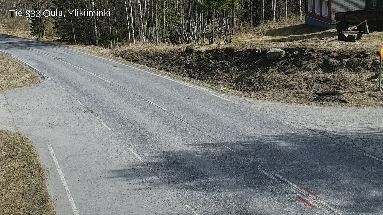 Weather Camera Image Road  833 Oulu, Vesala, Oulu, Pohjois-Pohjanmaa