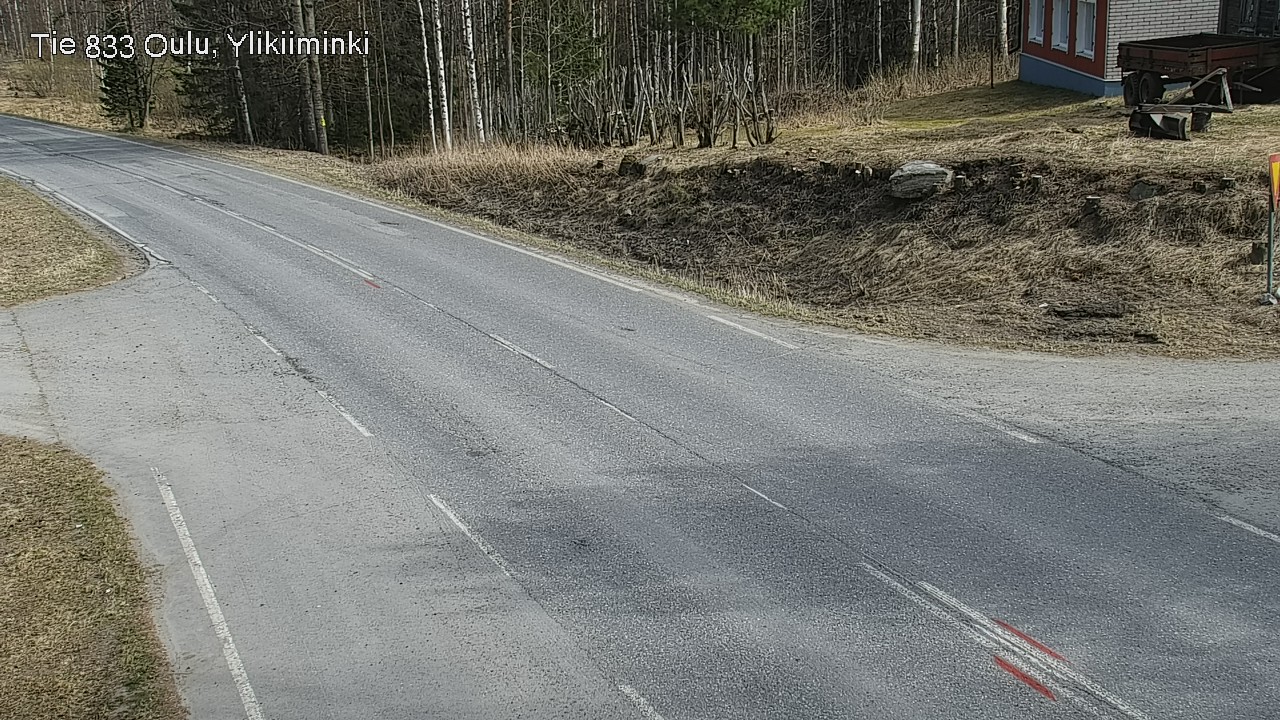 Weather Camera Image Road  833 Oulu, Vesala, Oulu, Pohjois-Pohjanmaa