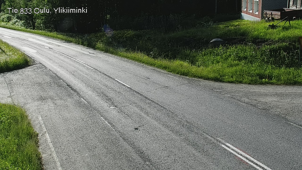 Weather Camera Image Väg  833 Oulu, Vesala, Oulu, Pohjois-Pohjanmaa