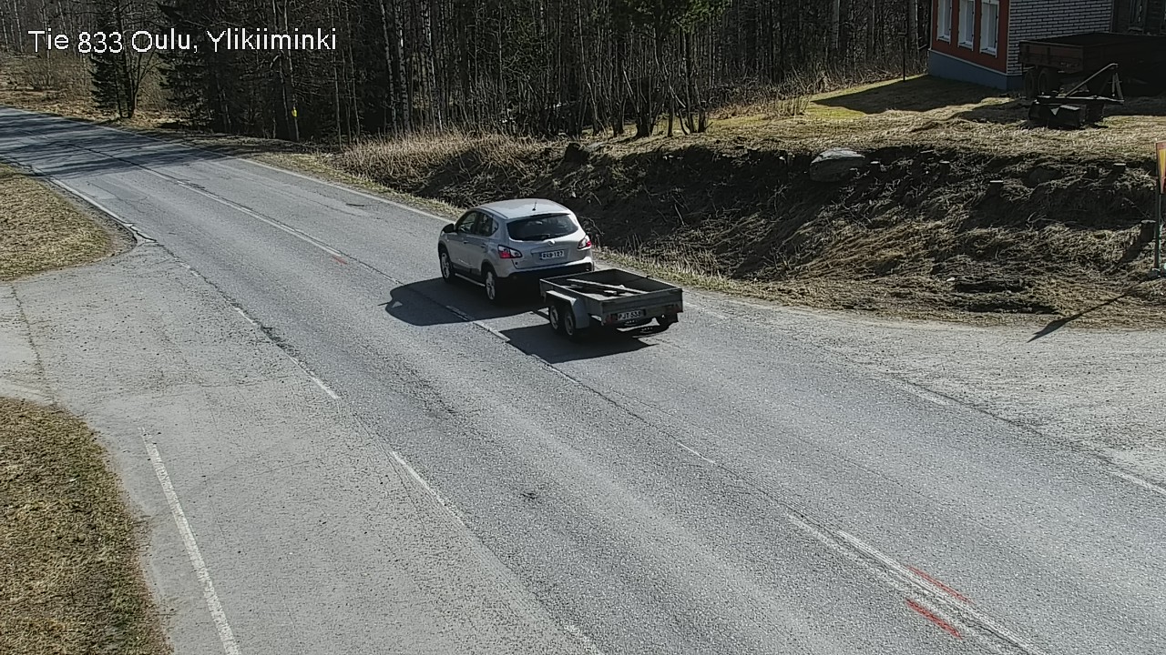 Weather Camera Image Road  833 Oulu, Vesala, Oulu, Pohjois-Pohjanmaa