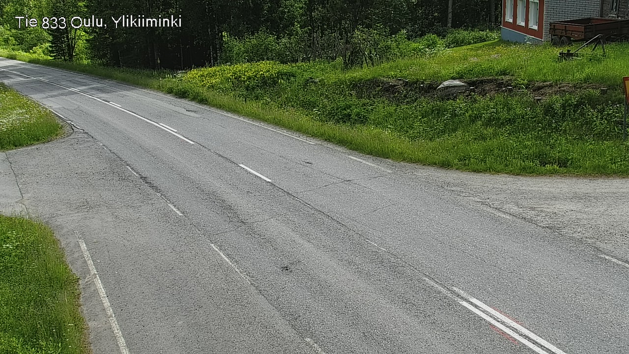 Weather Camera Image Väg  833 Oulu, Vesala, Oulu, Pohjois-Pohjanmaa