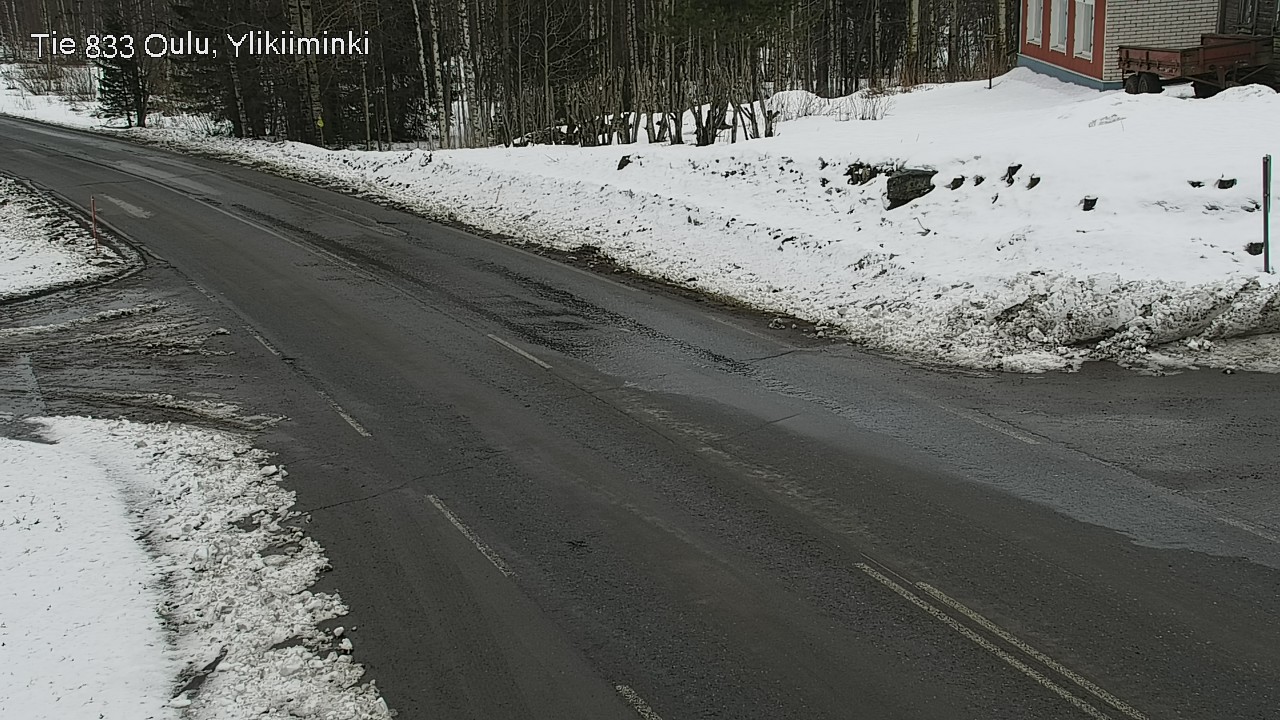 Weather Camera Image Road  833 Oulu, Vesala, Oulu, Pohjois-Pohjanmaa