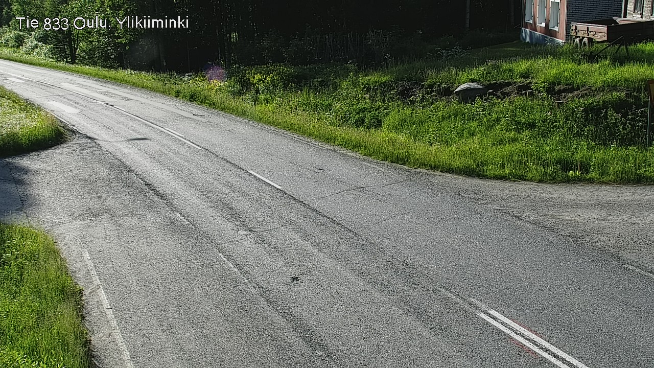 Weather Camera Image Väg  833 Oulu, Vesala, Oulu, Pohjois-Pohjanmaa