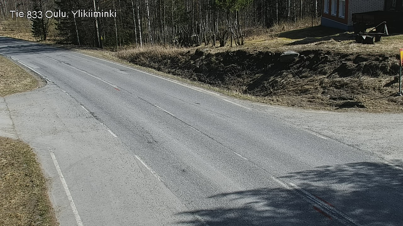 Weather Camera Image Road  833 Oulu, Vesala, Oulu, Pohjois-Pohjanmaa
