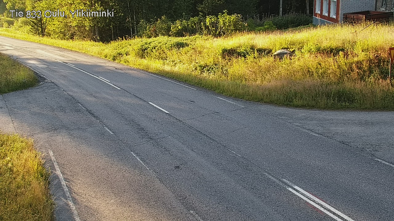 Weather Camera Image Väg  833 Oulu, Vesala, Oulu, Pohjois-Pohjanmaa