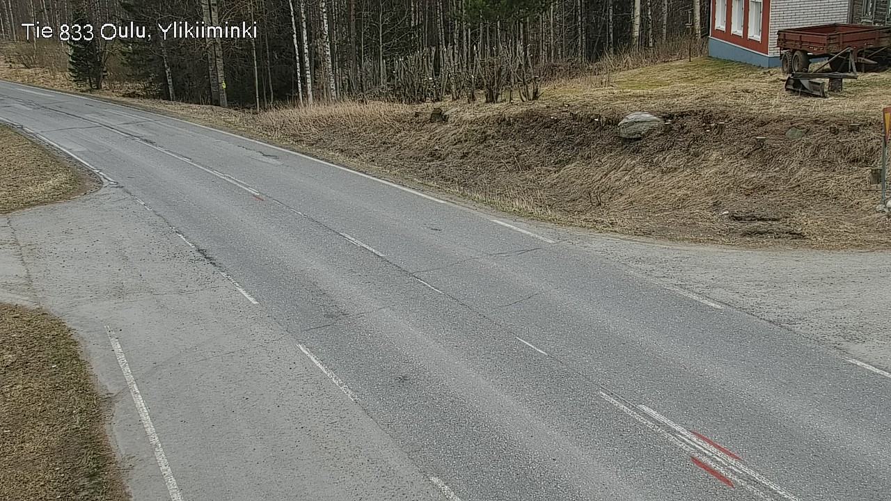 Weather Camera Image Road  833 Oulu, Vesala, Oulu, Pohjois-Pohjanmaa