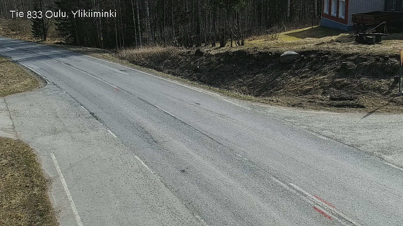 Weather Camera Image Road  833 Oulu, Vesala, Oulu, Pohjois-Pohjanmaa