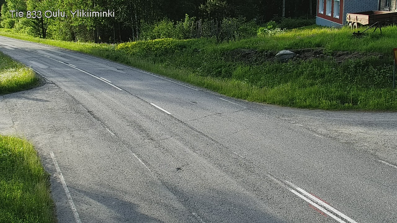 Weather Camera Image Väg  833 Oulu, Vesala, Oulu, Pohjois-Pohjanmaa
