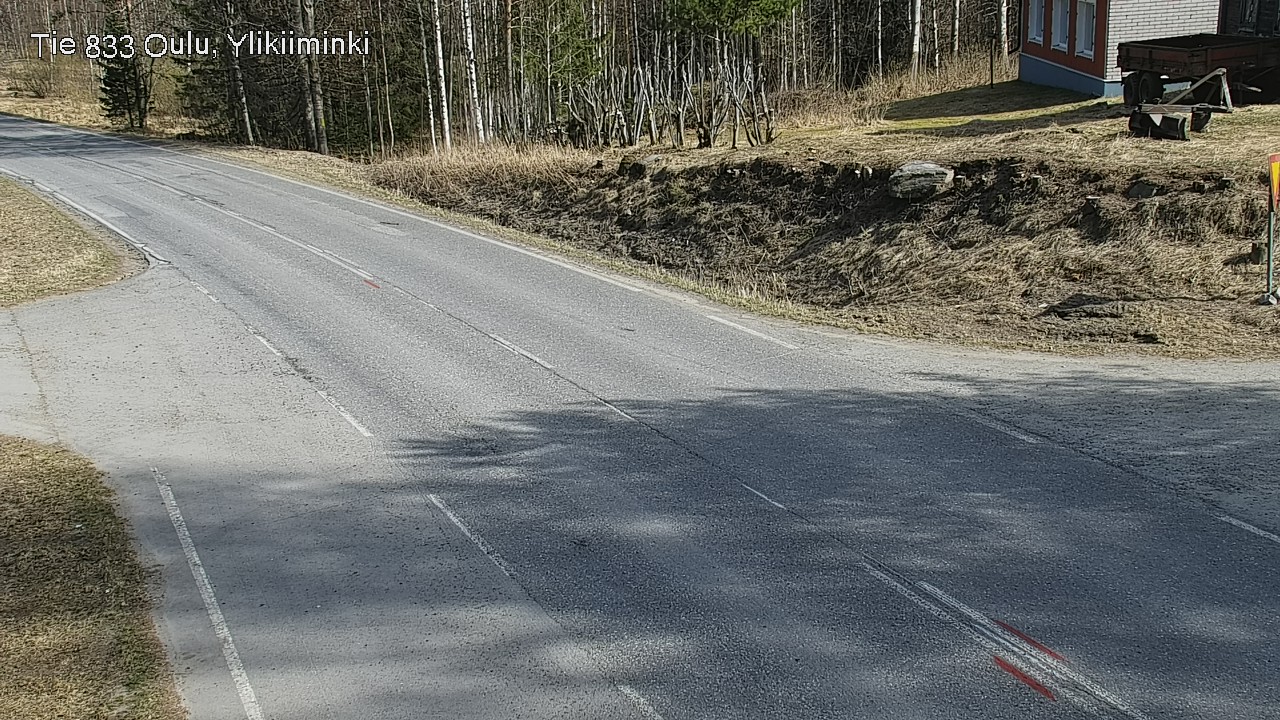 Weather Camera Image Road  833 Oulu, Vesala, Oulu, Pohjois-Pohjanmaa