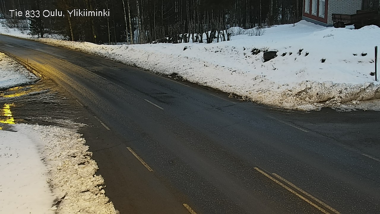 Kelikamerat Kuva Tie 833 Oulu, Vesala, Oulu, Pohjois-Pohjanmaa