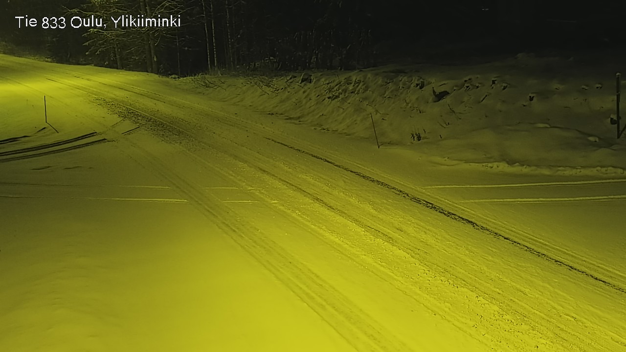 Kelikamerat Kuva Tie 833 Oulu, Vesala, Oulu, Pohjois-Pohjanmaa