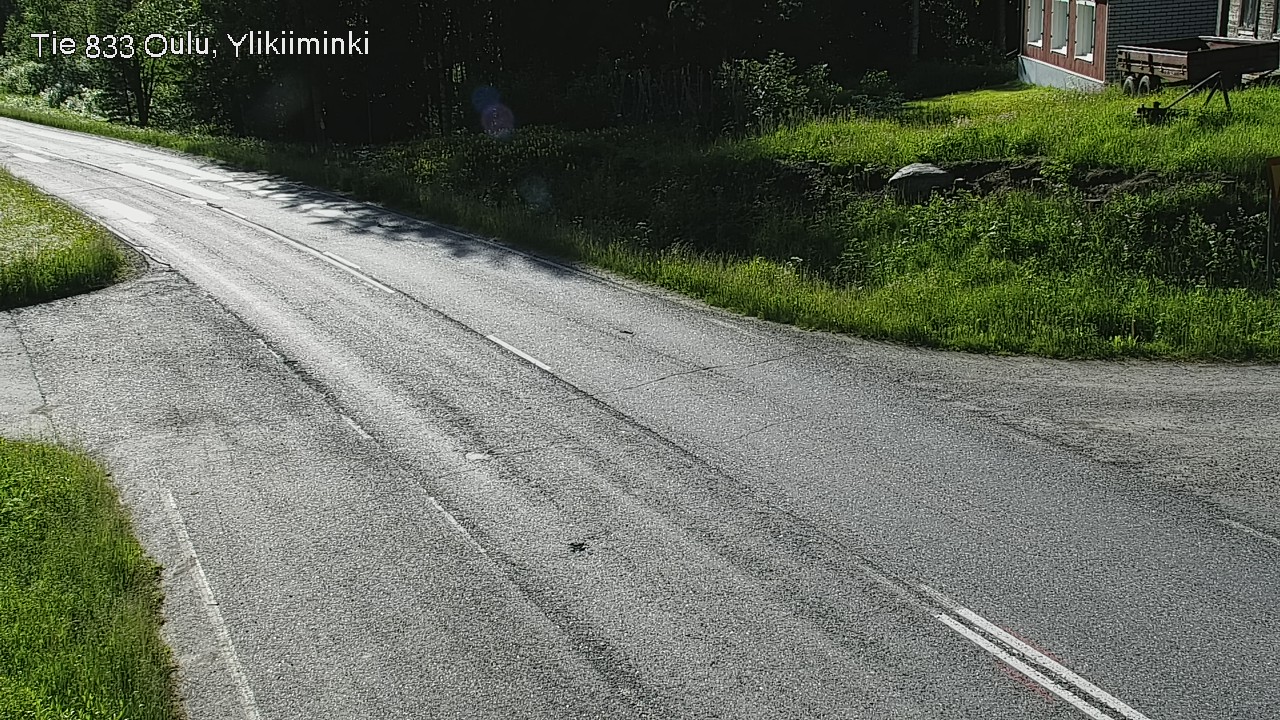 Weather Camera Image Väg  833 Oulu, Vesala, Oulu, Pohjois-Pohjanmaa