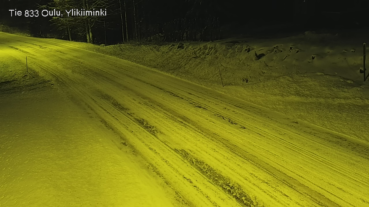 Kelikamerat Kuva Tie 833 Oulu, Vesala, Oulu, Pohjois-Pohjanmaa