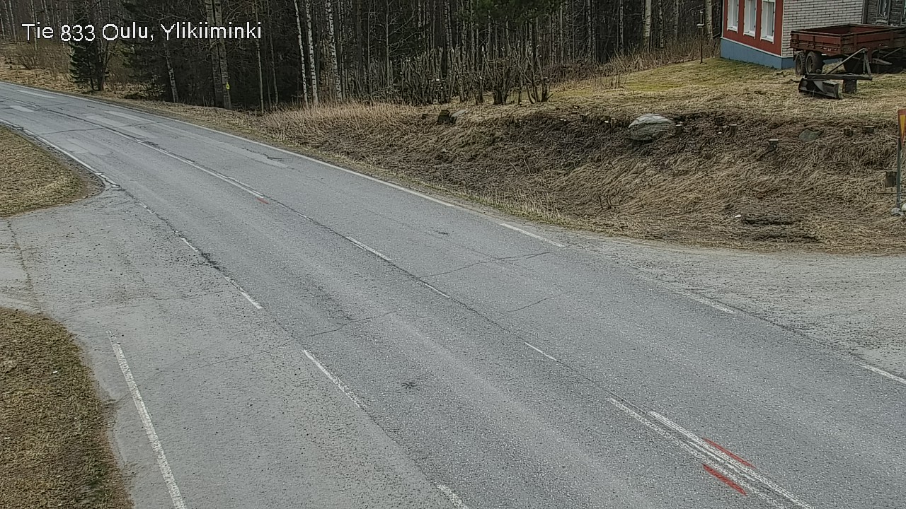 Weather Camera Image Road  833 Oulu, Vesala, Oulu, Pohjois-Pohjanmaa