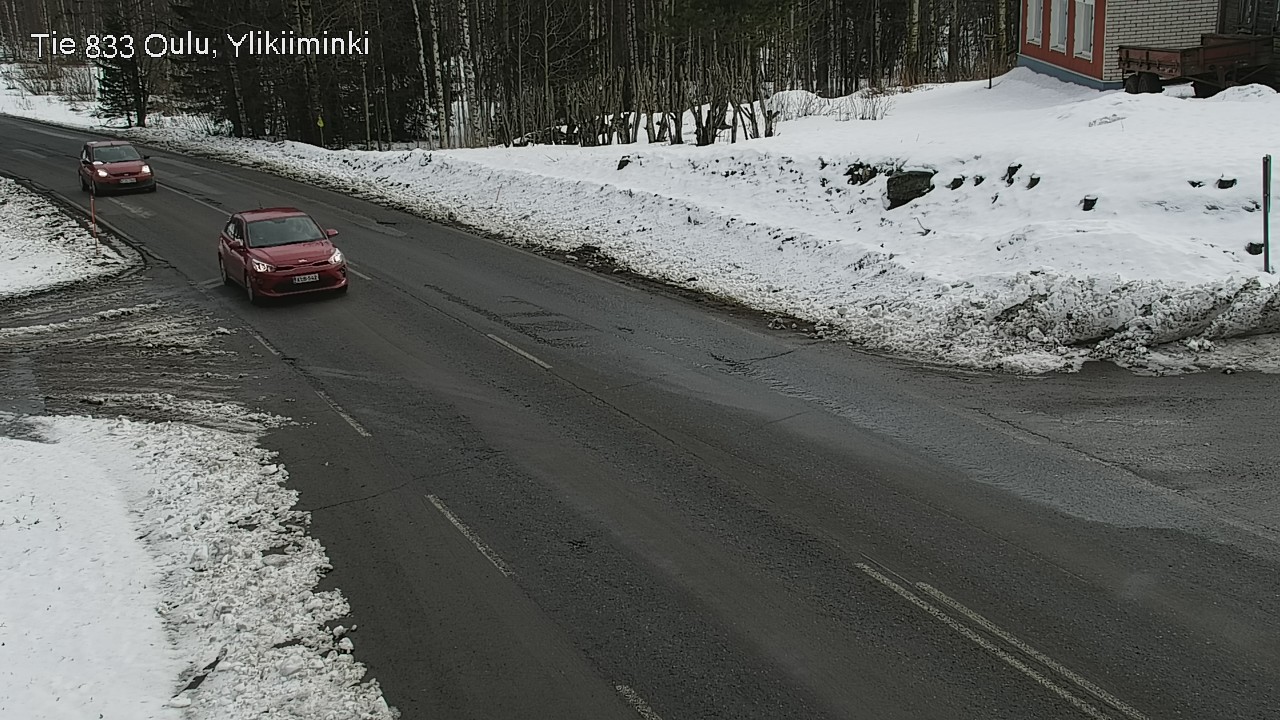 Weather Camera Image Road  833 Oulu, Vesala, Oulu, Pohjois-Pohjanmaa