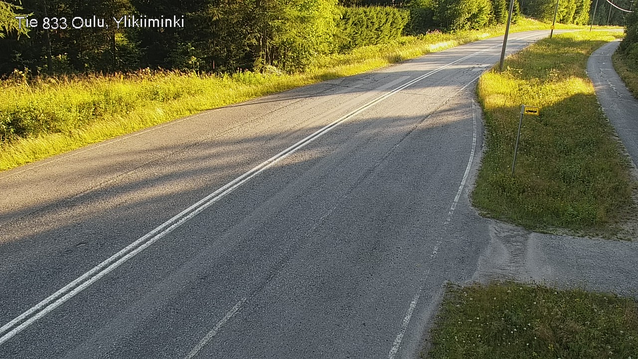 Kelikamerat Kuva Tie 833 Oulu, Vesala, Oulu, Pohjois-Pohjanmaa