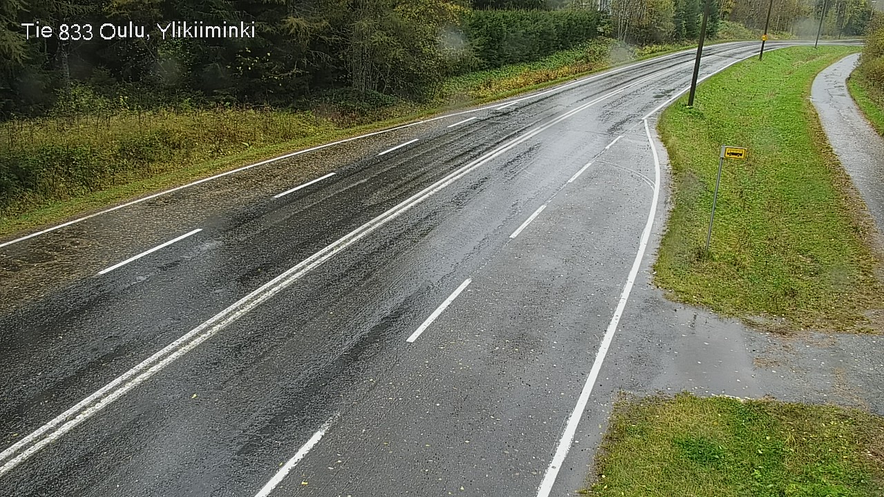 Weather Camera Image Väg  833 Oulu, Vesala, Oulu, Pohjois-Pohjanmaa