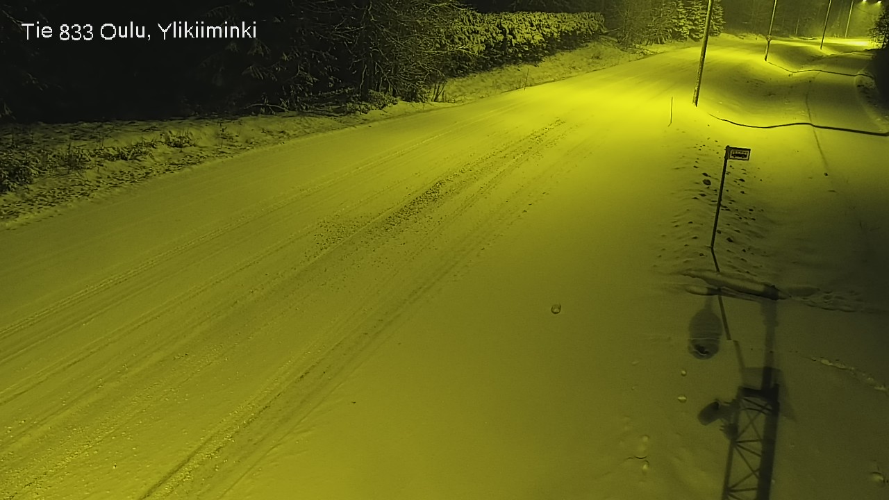 Kelikamerat Kuva Tie 833 Oulu, Vesala, Oulu, Pohjois-Pohjanmaa