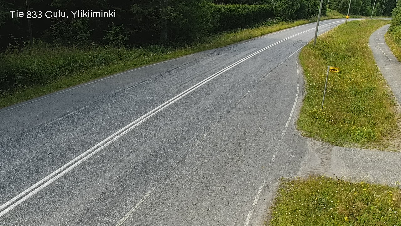 Kelikamerat Kuva Tie 833 Oulu, Vesala, Oulu, Pohjois-Pohjanmaa