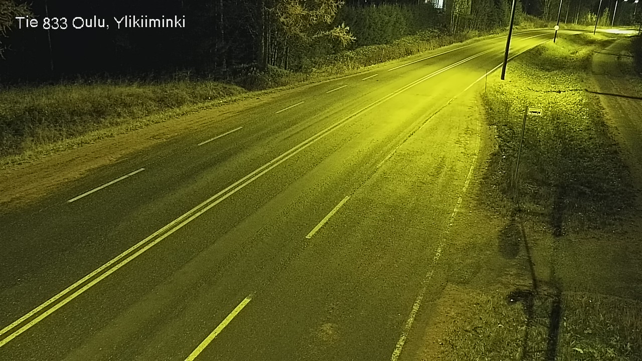 Kelikamerat Kuva Tie 833 Oulu, Vesala, Oulu, Pohjois-Pohjanmaa