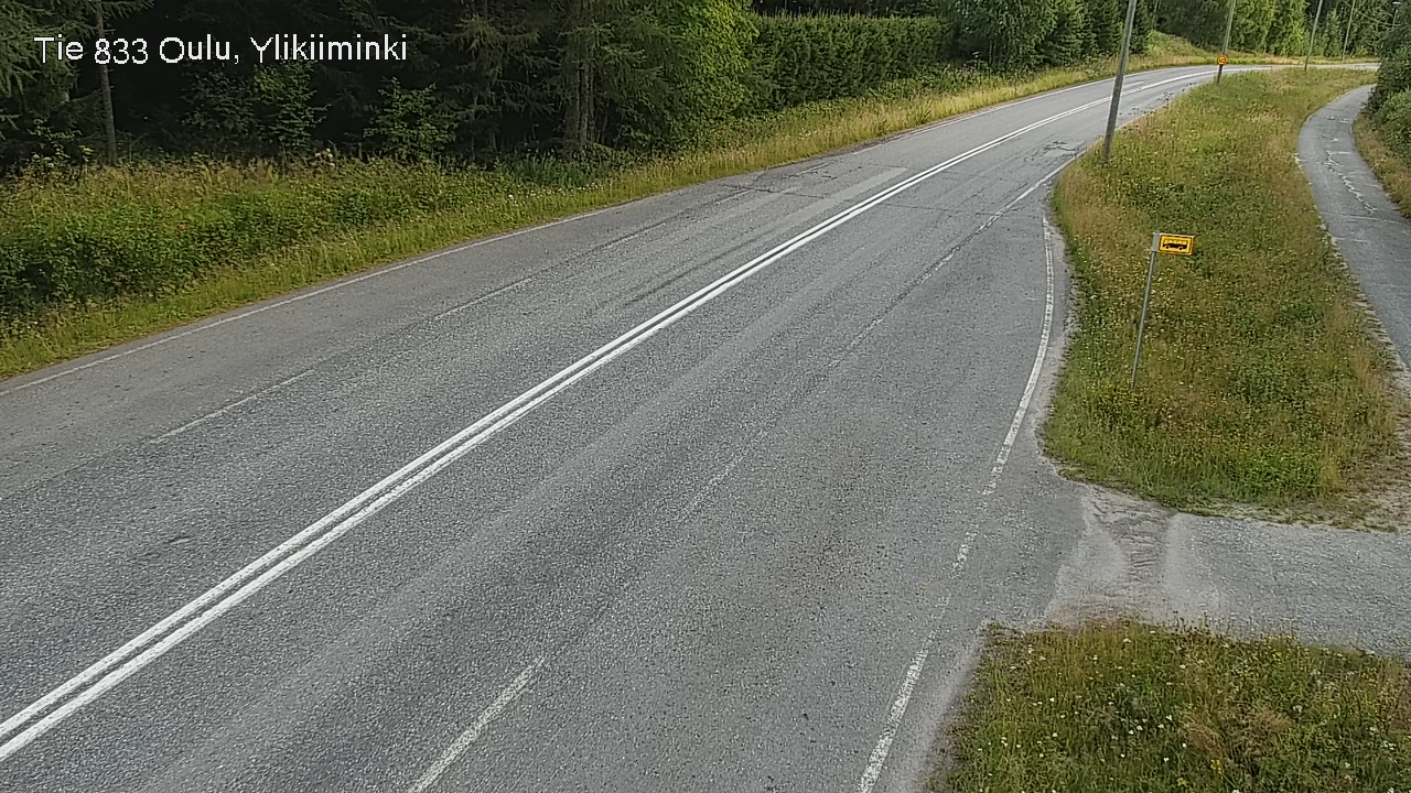 Kelikamerat Kuva Tie 833 Oulu, Vesala, Oulu, Pohjois-Pohjanmaa