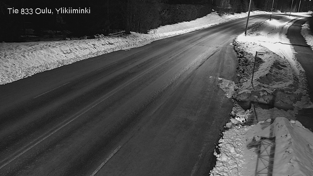 Kelikamerat Kuva Tie 833 Oulu, Vesala, Oulu, Pohjois-Pohjanmaa